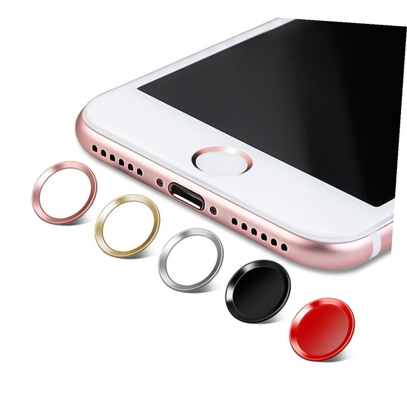 Home Key Fingerprint Recognition Button Sticker Metal Copper Self Adhesive Door Accessory - Image 4