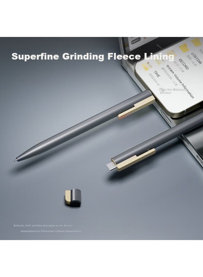 Deli Voice Recorder Free Transcription Professional Recording Artifact Evidence Collection Device Machine Recorder Portable Recording Pen Type Long Standby Intelligent Noise Reduction Translation 64G