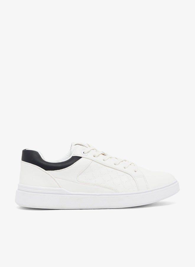 Seventy Five Casual Low Top Embossed Sneakers - Image 1