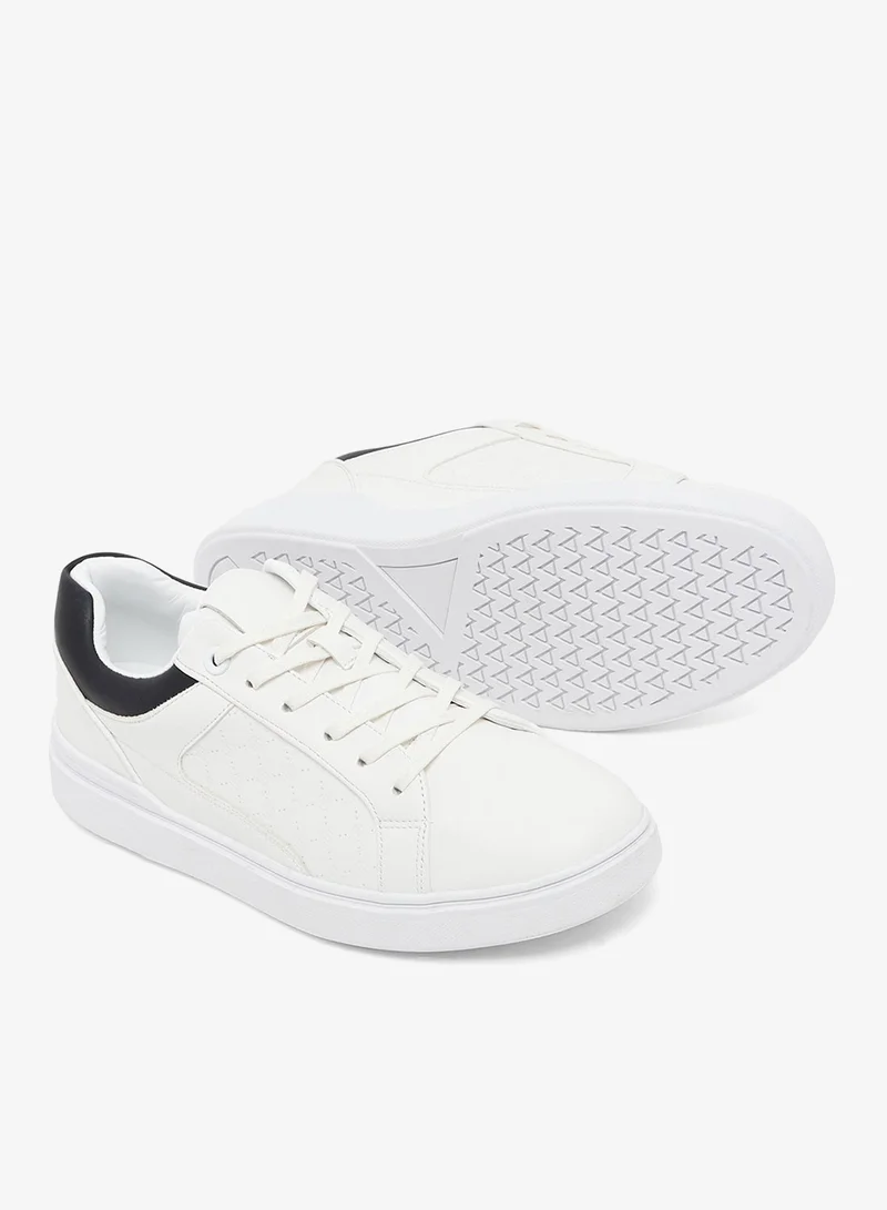 Seventy Five  Embossed Casual Sneakers for Men | Best Price UAE