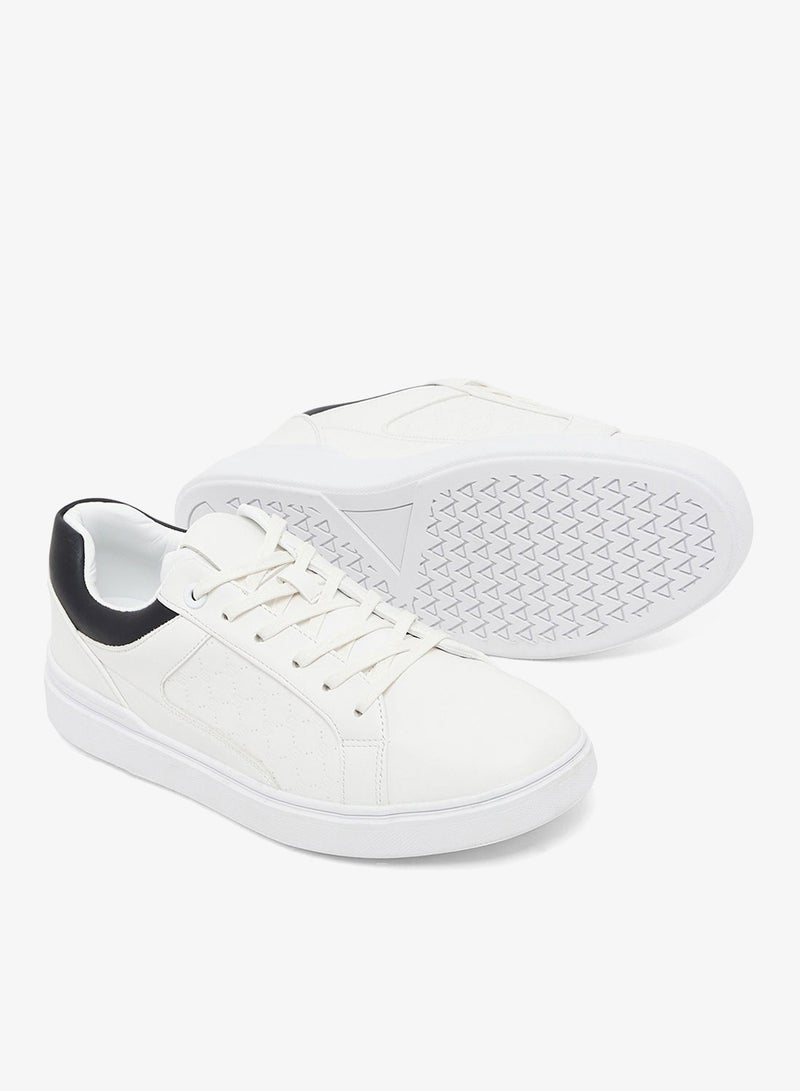 Seventy Five Casual Low Top Embossed Sneakers - Image 3