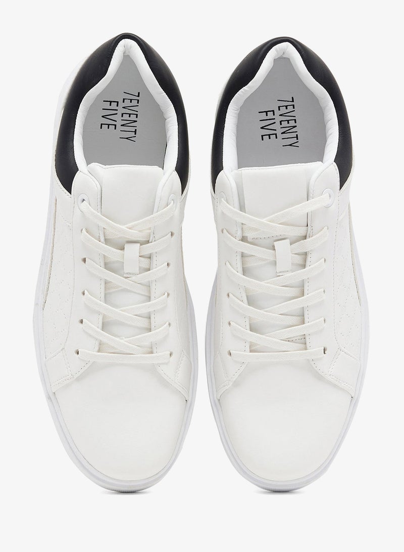 Seventy Five Casual Low Top Embossed Sneakers - Image 4