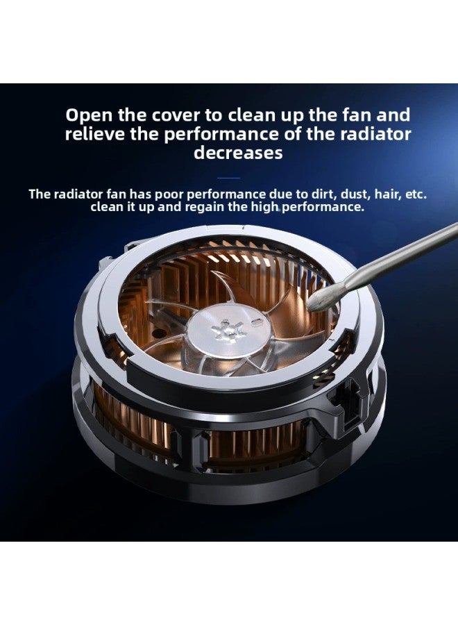 Mimo CX07 Icing Mobile Phone Radiator Semiconductor Refrigeration Mute Magnetic Backclip Universal With Three-gear Digital Display-Color:Cx06 Freezing Magnetic Back Clip Radiator  - Image 3