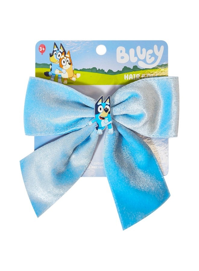 لوف هير ربطة شعر طويلة من LUV HER Bluey للبنات مع مشبك على شكل تمساح مع سحر Bluey - إكسسوار شعر، للأعمار من 3 سنوات فما فوق - Image 1