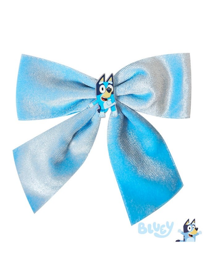 لوف هير ربطة شعر طويلة من LUV HER Bluey للبنات مع مشبك على شكل تمساح مع سحر Bluey - إكسسوار شعر، للأعمار من 3 سنوات فما فوق - Image 2