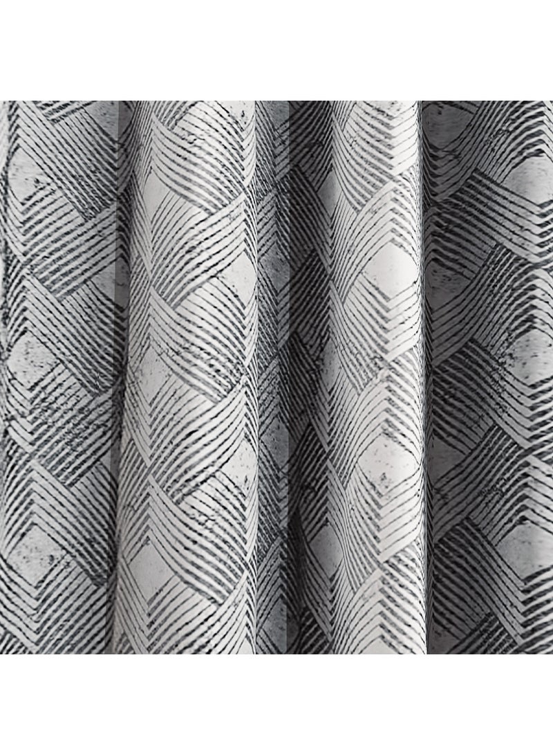 Home Box Eco Era Riah 2-Piece Jacquard Curtain Set 280 x 135 cm - Image 3