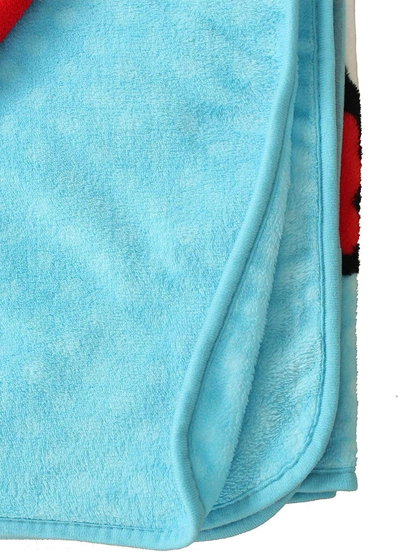 Silver Buffalo Peanuts Snoopy & Woodstock 45 x 60 Inch Fleece Throw Blanket - Image 4