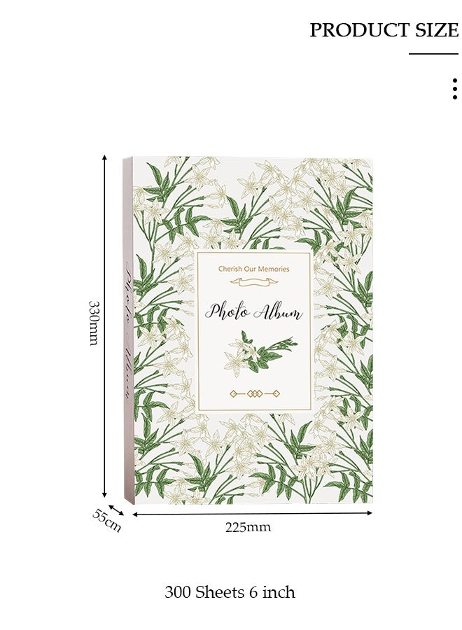 DUNISO ألبوم صور بـ 300 جيب للصور بحجم 6 بوصات ألبوم صور مضاد للغبار ألبوم صور محمول للأولاد والبنات للسفر والزفاف والعائلة والعطلات والذكرى السنوية - Image 5