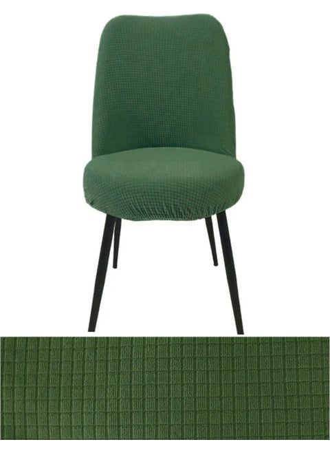 Pitikare Chair Cover Retro Oval Chair Cover Chair Cover_1 Piece Small Oval Green chair cover, compression sponge is sent together, the fabric is flexible and thick