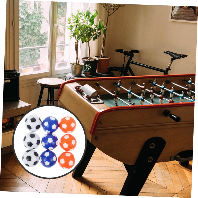9Pcs 28mm Colorful Mini Foosball Table Balls Set Replacement Soccer Game Accessories For Indoor Use - Image 4