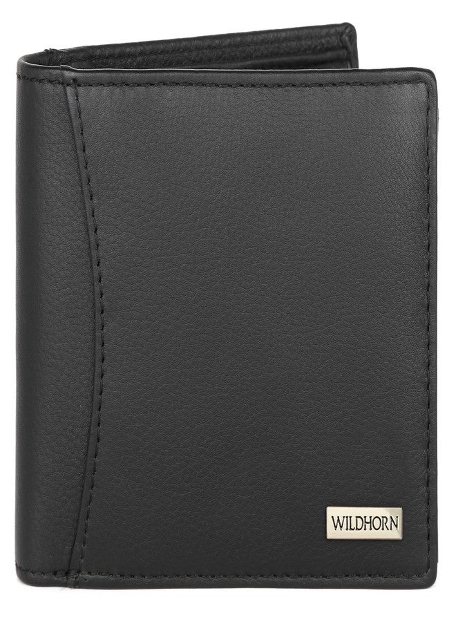 WildHorn Rfid Protected Leather Wallet For Men, Jade Black - Image 3