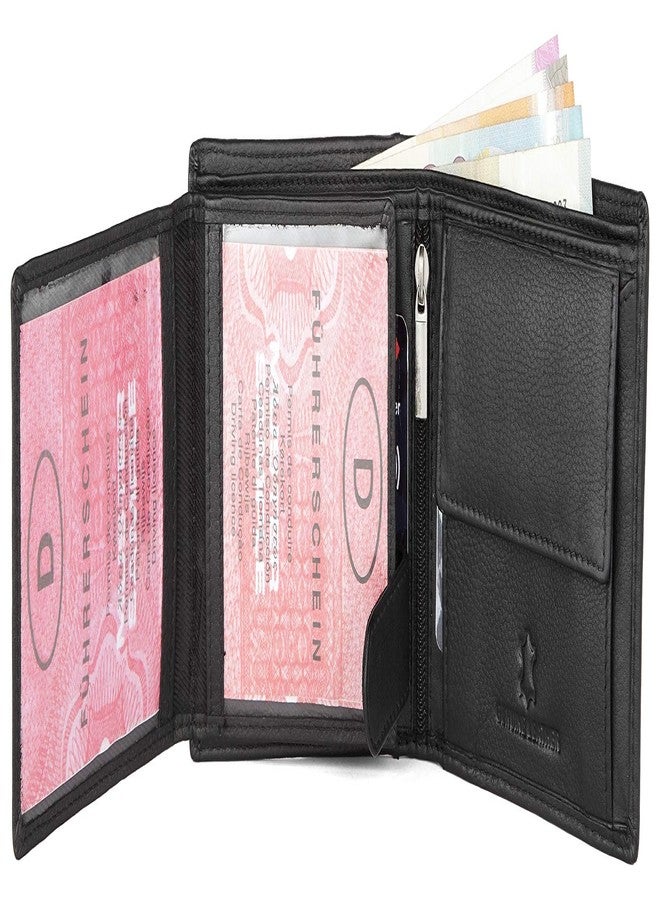 WildHorn Rfid Protected Leather Wallet For Men, Jade Black - Image 5