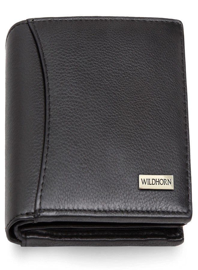 WildHorn Rfid Protected Leather Wallet For Men, Jade Black - Image 2