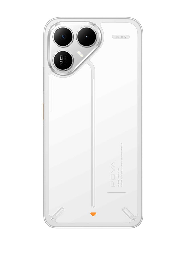 TECNO POVA 8 Pro 5G 256GB 12+12GB Arc White + Free Gift ( Buds4 + 256GB Free Cloud Storage + 400 Days Screen Warranty + Google AI Plus 2TB for 3 Month) With Tecno Neo Watch (two silicone bands included) - Image 3