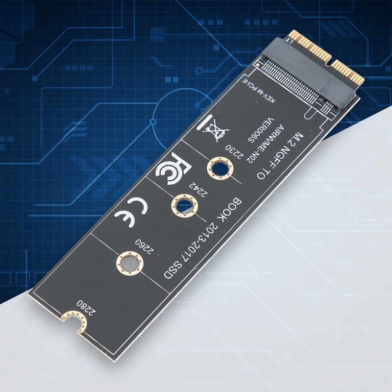 بطاقة محول M.2 NVME PCIE3.0 - مكونات إلكترونية متينة وعالية الجودة لأجهزة MacBook A1465 A1466 A1502 A1398 2013-2017 - Image 5