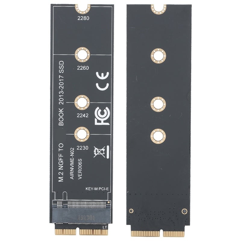 بطاقة محول M.2 NVME PCIE3.0 - مكونات إلكترونية متينة وعالية الجودة لأجهزة MacBook A1465 A1466 A1502 A1398 2013-2017 - Image 4