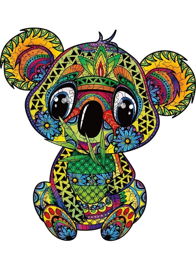 125-Piece Koala Wooden Jigsaw Puzzles 29x21x0.5cm - Image 1