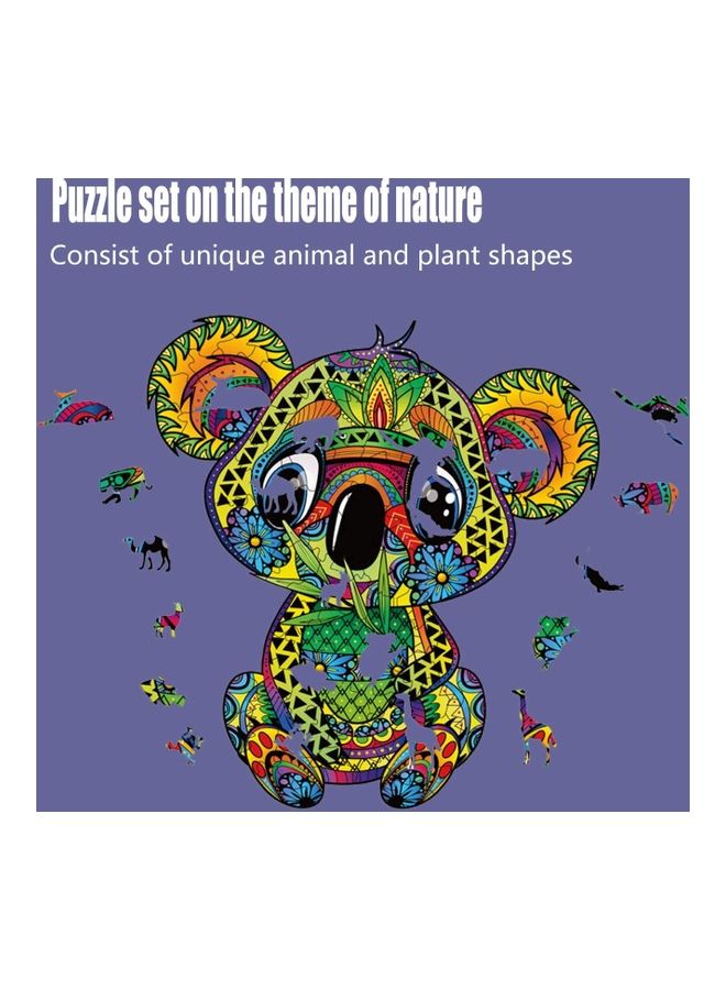 125-Piece Koala Wooden Jigsaw Puzzles 29x21x0.5cm - Image 3