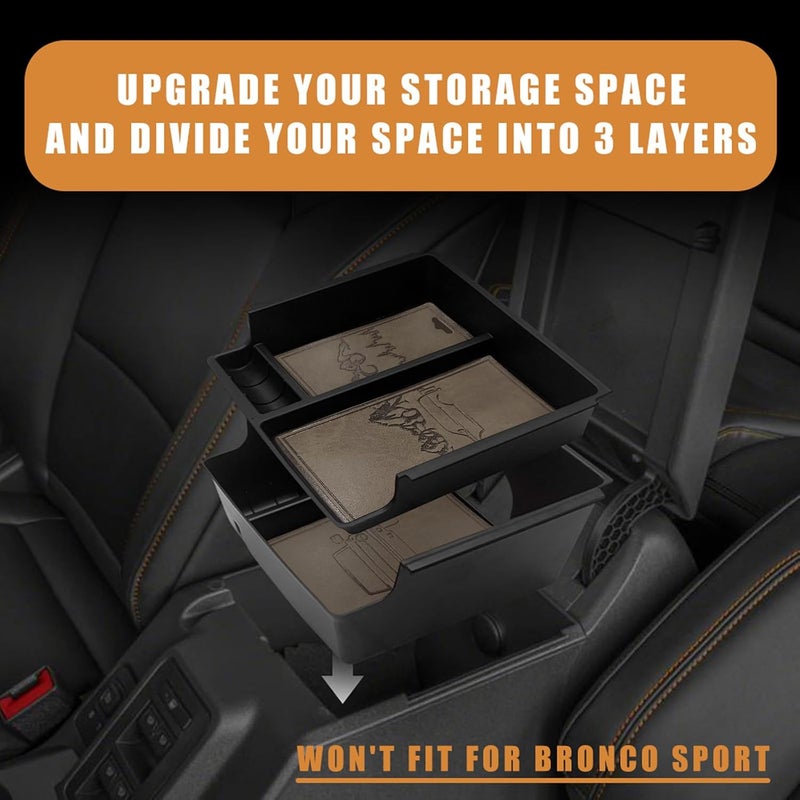 TripleAliners Center Console Organizer for Ford Bronco - Image 4