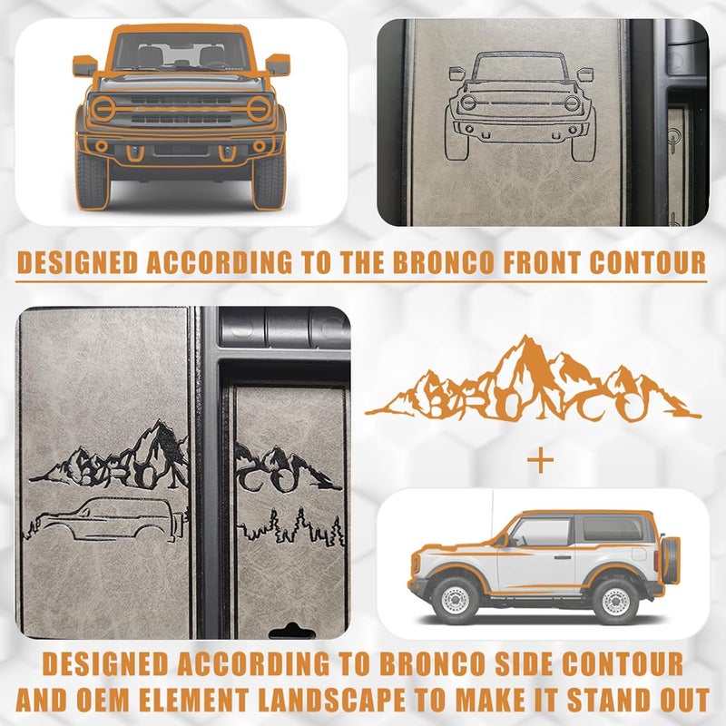 TripleAliners Center Console Organizer for Ford Bronco - Image 2