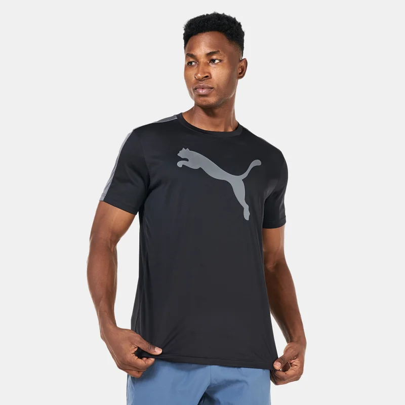 PUMA Men's Fit Commercial Logo Training T-Shirt