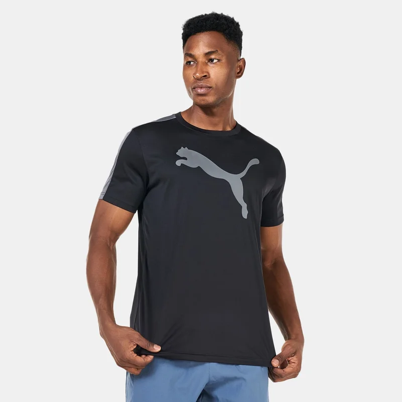 PUMA Men's Fit Commercial Logo Training T-Shirt