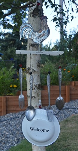 Sunset Vista Designs 92153 Farmhouse Wind Chime 28Inch Rooster - Image 3
