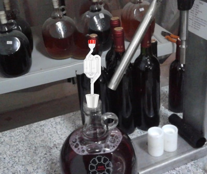 Bukela 3 Pack Airlocks for Fermenting,Twin Bubble Airlocks Set, Used for Brewing Wine, Beer, Sauerkraut - Image 5