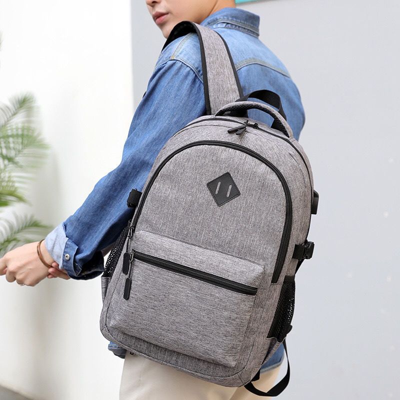 G5U Waterproof And Wear-Resistant Backpack Men'S Simple And Elegant Oversized Large-Capacity Backpack Men'S Junior High School And High School Student Book - Image 5