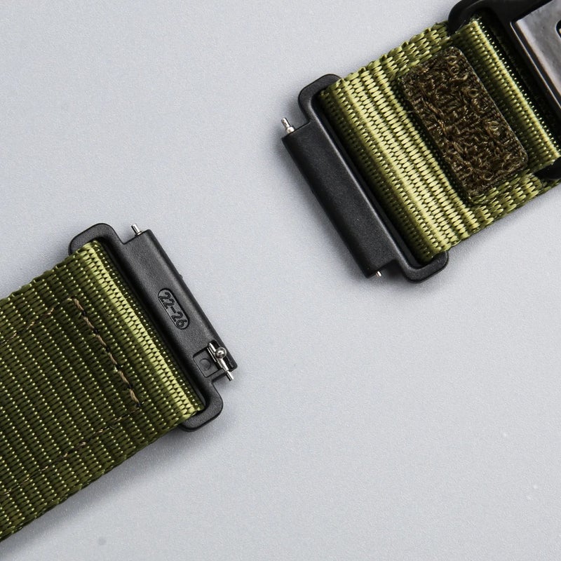 Bluejw 20/22mm Magnetic Nylon Sport Band for Samsung Galaxy Watch 7 & Garmin - Replacement Woven Strap - Image 5
