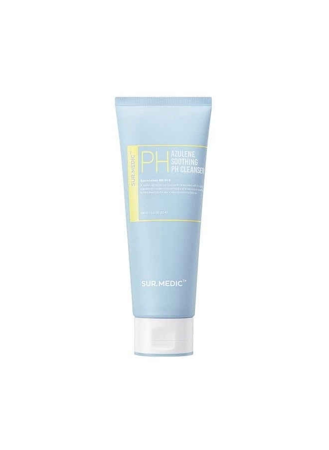 SUR.MEDIC+ - Azulene Soothing Ph Cleanser 5.07 Oz / 150Ml Hypoallergenic Sensitive Skin Smooth Moisturizer Centella Korean Skin Care - Image 1