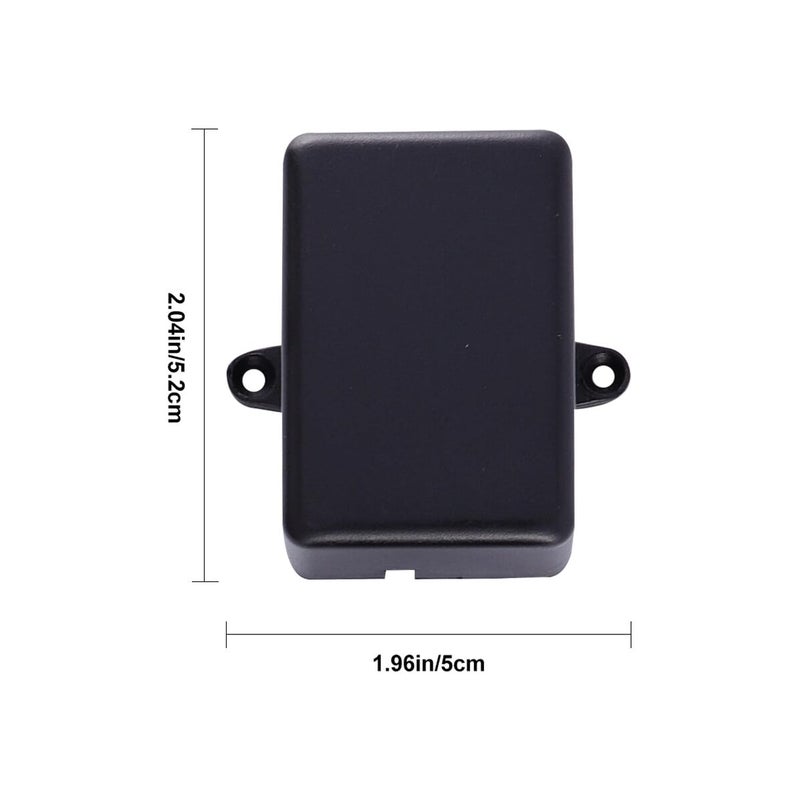 PartyKindom 3pcs Black Plastic Electrical Enclosure Box Outdoor Junction Case Anti Corrosive - Image 3