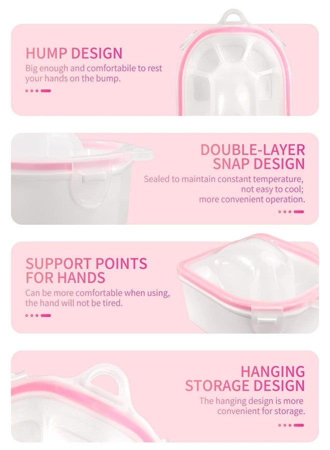 Yokilly Nail Soaking Bowl, Soak Off Gel Polish Remover Manicure Bowl, Acetone Nail Soak Off Bowl for Acrylic Nails Dip Powder Remover Kit with Cuticle Oil, Cutile Remover, Cuticle Pusher Peeler - Image 5