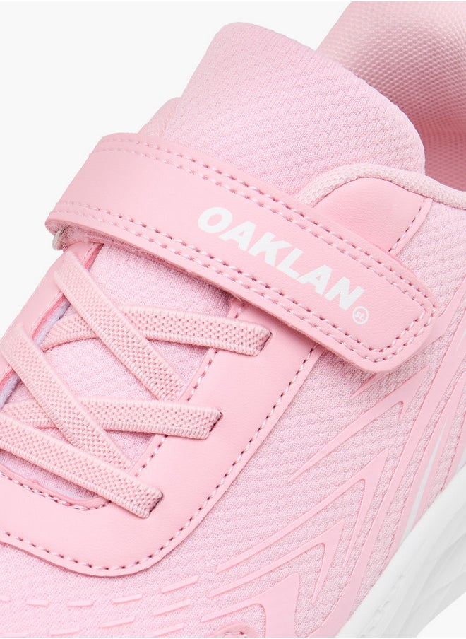 Oaklan by Shoexpress Girls Panelled Sports Shoes with Hook and Loop Closure  - Image 4