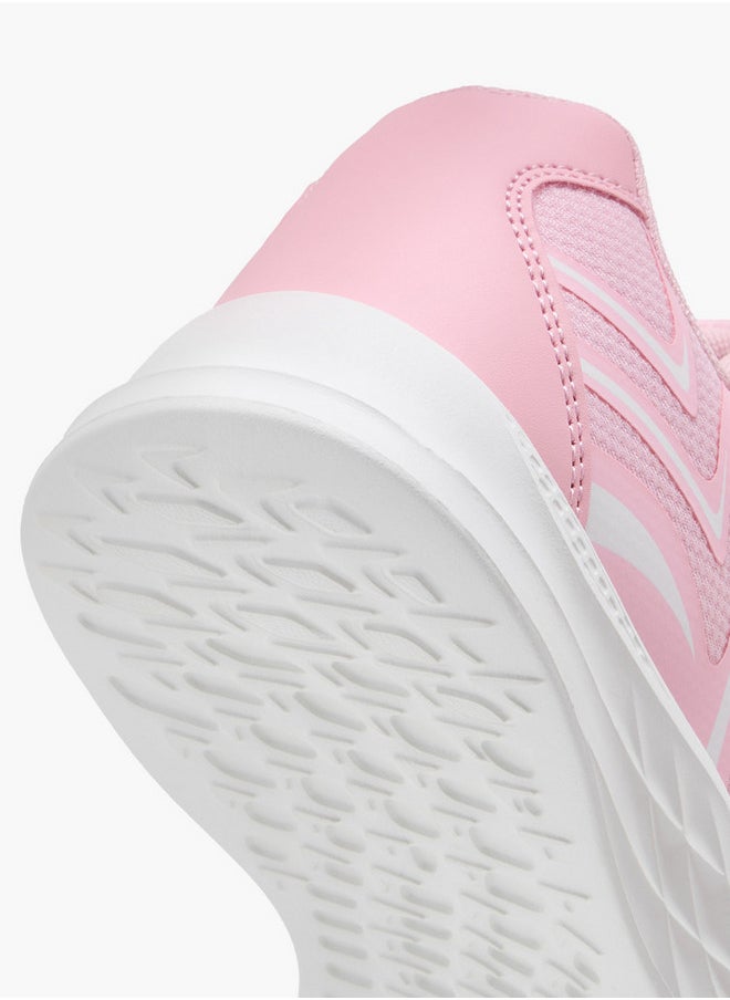 Oaklan by Shoexpress Girls Panelled Sports Shoes with Hook and Loop Closure  - Image 5