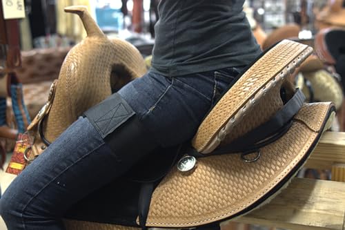 HILASON Med Western Anti Slip Grip Saddle Seat Cover Ride Made In USA - Image 2