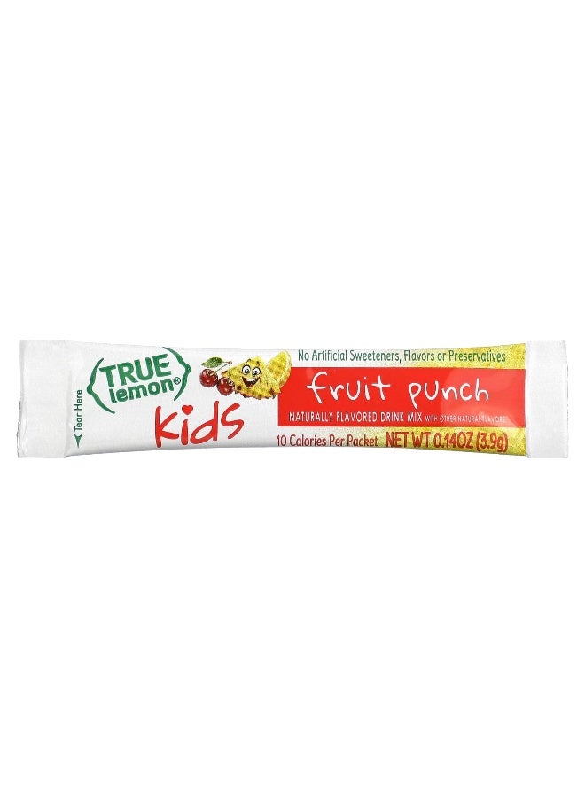 True Citrus True Citrus, True Lemon, Kids Drink Mix, Fruit Punch, 10 Packets 0.14 oz (3.9 g) Each  - Image 3