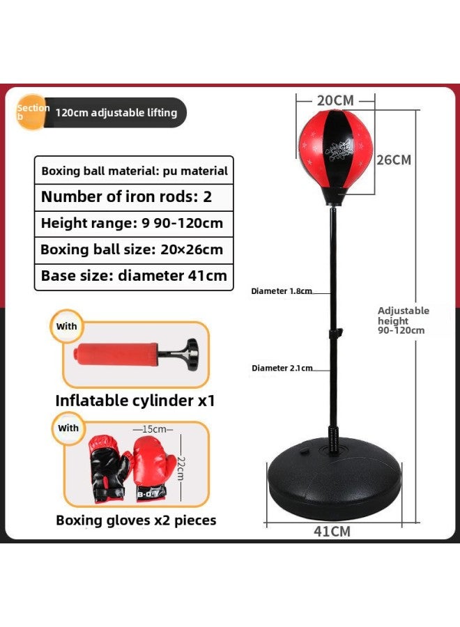 Children And Primary School Students Boxing Toy Sandbag Gloves Boy Tumbler Training Equipment Kids Home-Diameter:Type B [boxing Single Edition] 90-120cm
