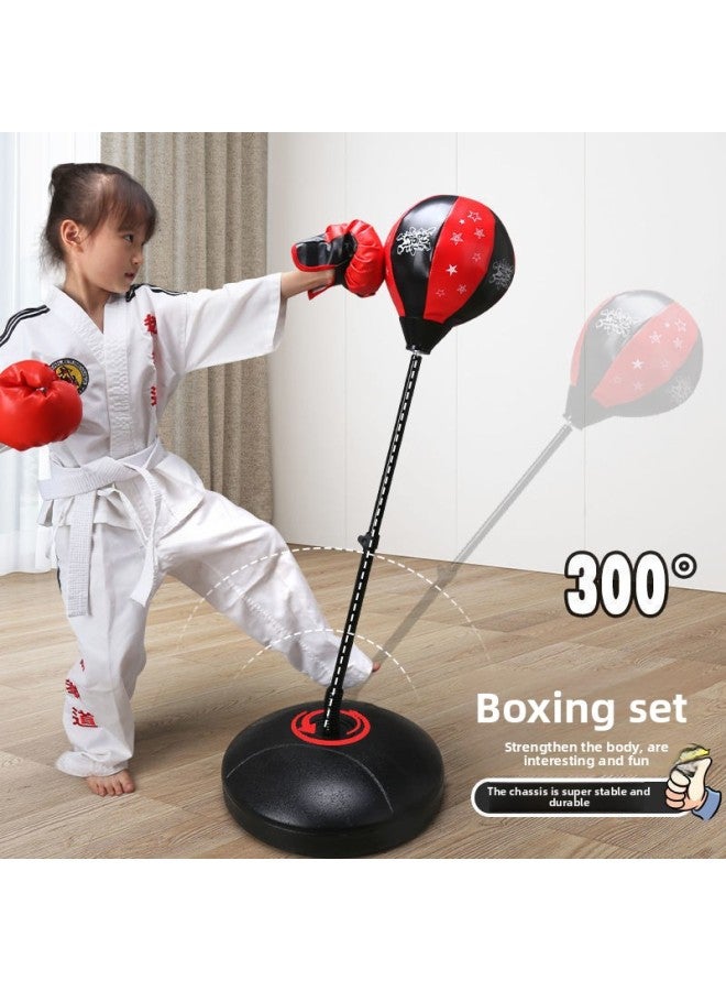Children And Primary School Students Boxing Toy Sandbag Gloves Boy Tumbler Training Equipment Kids Home-Diameter:Type B [boxing Single Edition] 90-120cm