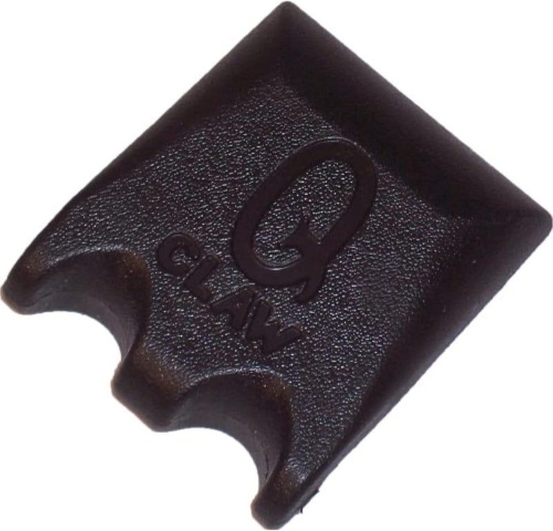 Q-Claw Cue Rest for Billiards - Holds 2 Pool Cues - Black