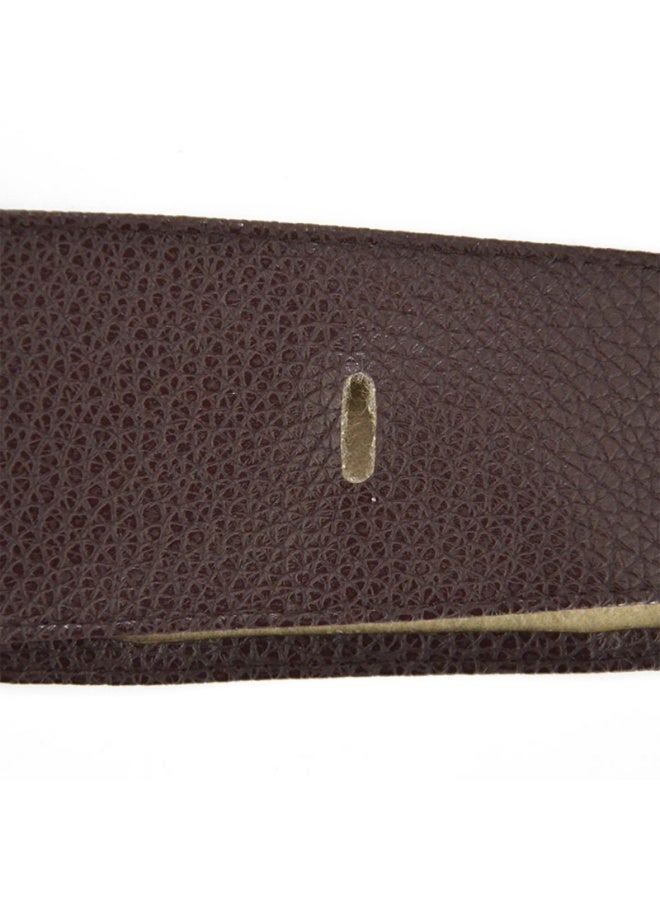 حزام خصر عريض من الجلد PU مع إغلاق على شكل ربطة عنق - Image 4