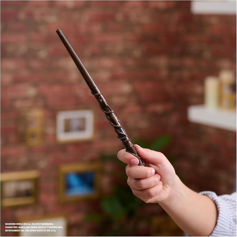 WIZARDING WORLD Harry Potter Authentic Hermione Granger Plastic Wand with Hogwarts Holder, Approx. 12 inches, Toy for Ages 14 and up, Fan Item - Image 4
