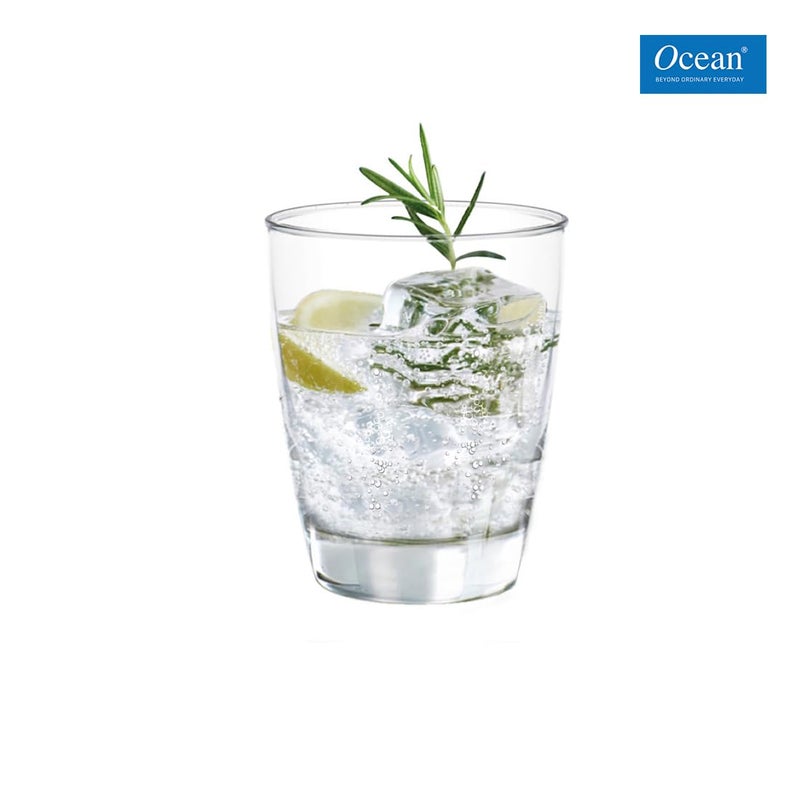 Ocean Ocean Tiara Tumbler Glass Set of 6 Pieces, 365ml, Clear | Elegant & Versatile Glassware for Water, Juices, or Other Beverages | Perfect for Daily Use, Parties Or Special Occasions | Dishwasher Safe  - Image 4
