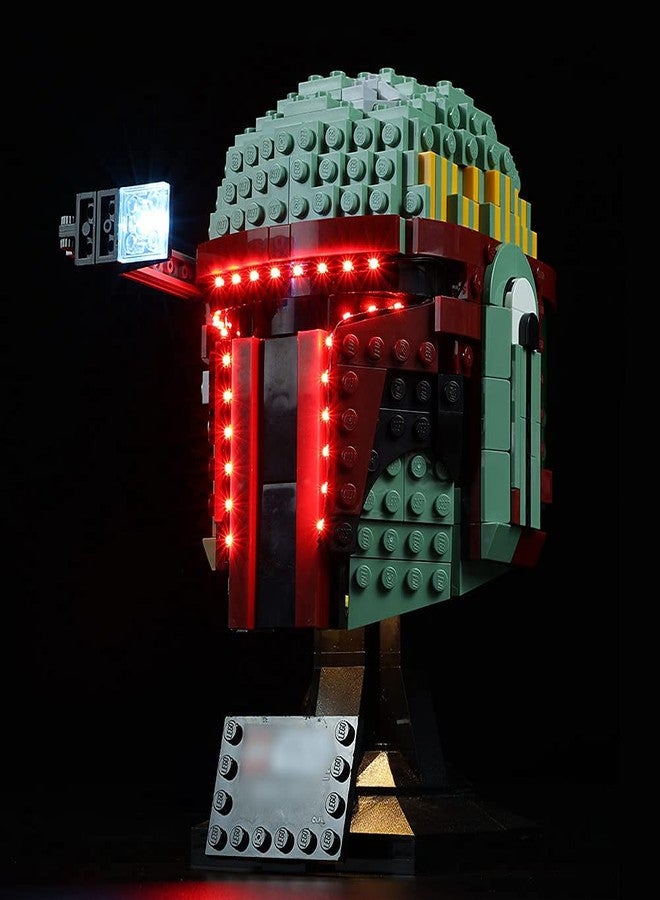 Kyglaring Led Light Kit for Lego 75277 Star Wars Boba Fett Helmet Display Building Set(The Model not Included) (Standard Version) - Image 3