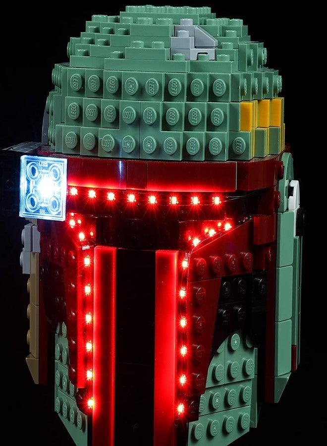Kyglaring Led Light Kit for Lego 75277 Star Wars Boba Fett Helmet Display Building Set(The Model not Included) (Standard Version) - Image 5