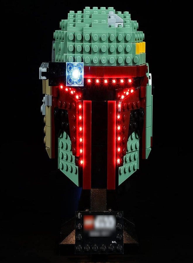 Kyglaring Led Light Kit for Lego 75277 Star Wars Boba Fett Helmet Display Building Set(The Model not Included) (Standard Version) - Image 1