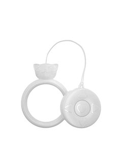 Bluetooth Remote, Bluetooth Kindle Page Turner Remote for iPad, Can Also be Tiktok Remote, Camera Remote, Music Remote and Powerpoint Remote Clicker for iPhone, Gifts for Her (White)