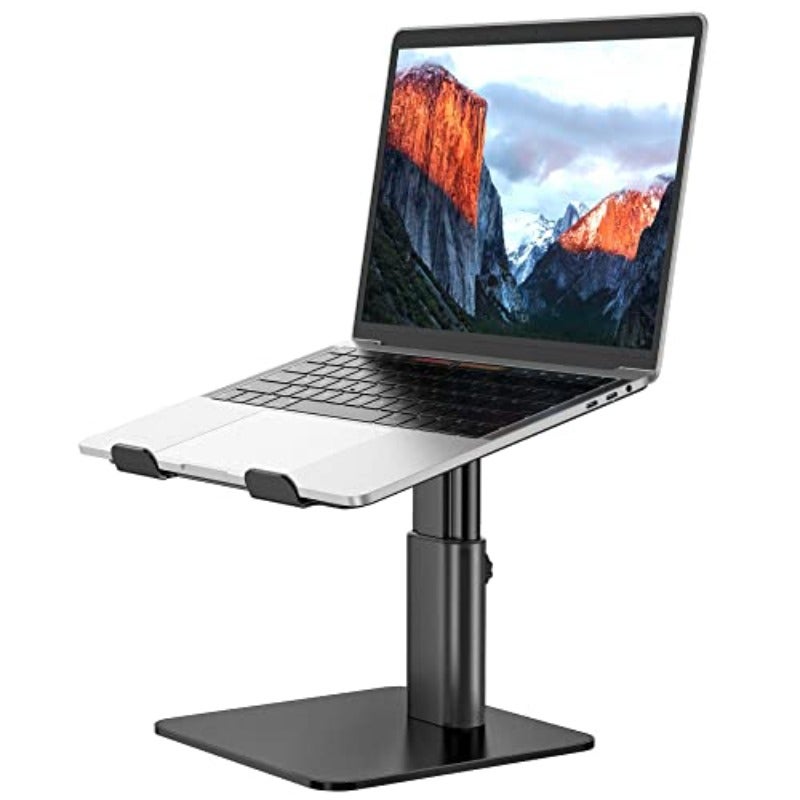 رف لابتوب LSX6N قابل للتعديل ومريح، داعم كمبيوتر محمول، متوافق مع 10-15.6 بوصة، باللون الأسود - Image 1