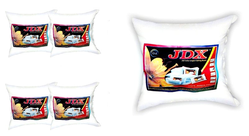JDX Polyester Cushion Fillers (24 x 24 inches, White) -Pack of 5 Pcs - Image 5