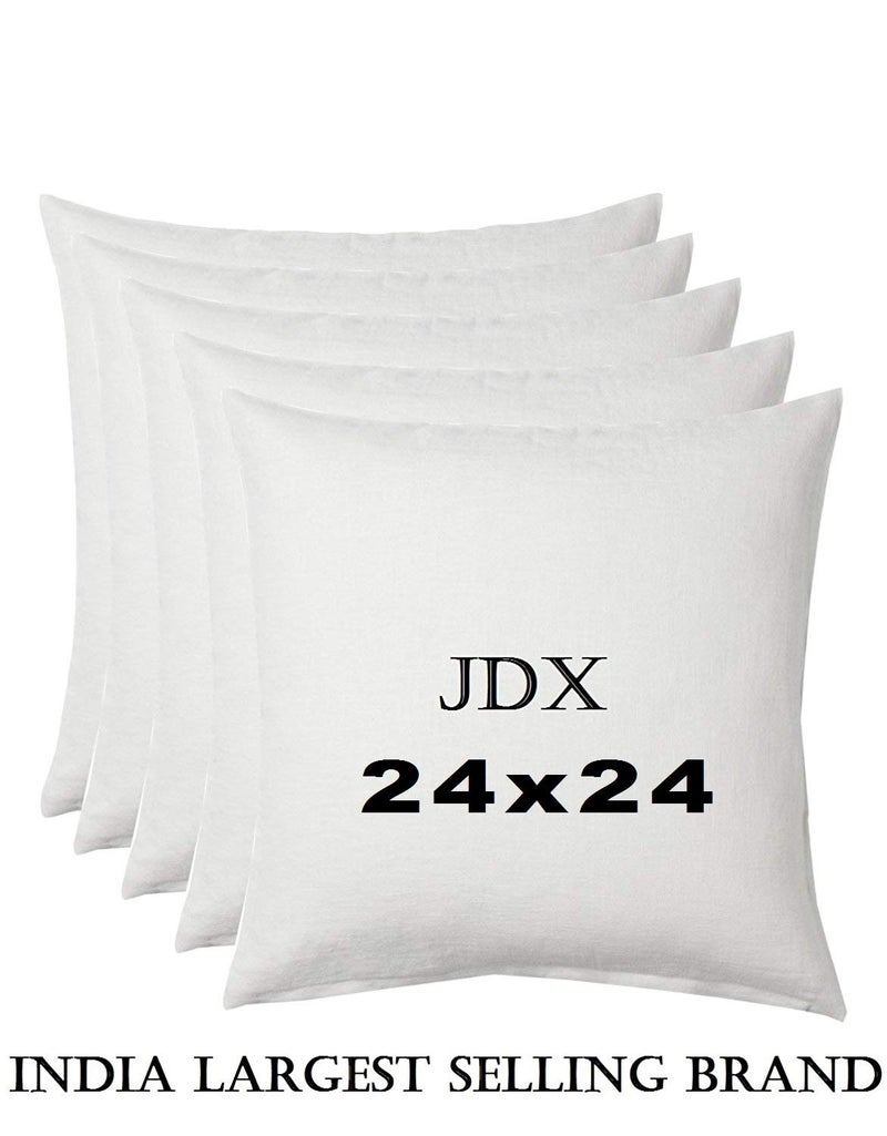 JDX Polyester Cushion Fillers (24 x 24 inches, White) -Pack of 5 Pcs - Image 2